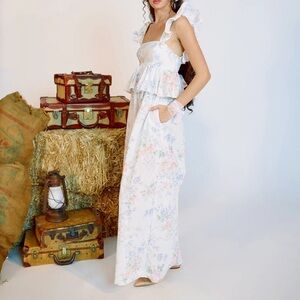 Selkie THE MRS. DARCY WEEKENDER JUMPSUIT Medium NWT